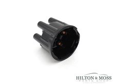 123 Electronic Ignition 6 Cylinder Black Distributor Cap Image 3