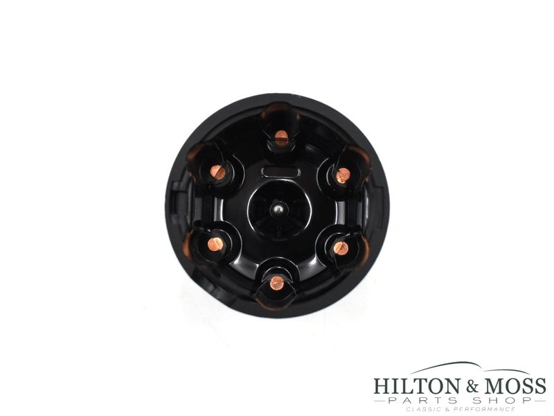 123 Electronic Ignition 6 Cylinder Black Distributor Cap Image 5
