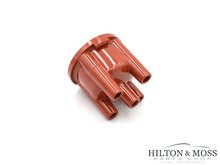 123 Electronic Ignition 4 Cylinder Red Distributor Cap Image 2