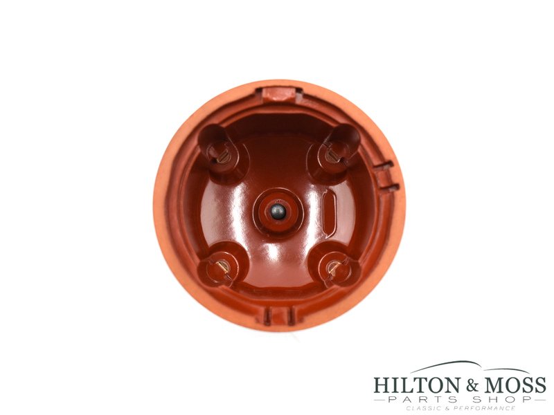 123 Electronic Ignition 4 Cylinder Red Distributor Cap Image 5