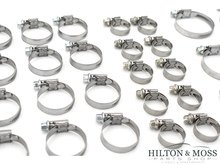 Mercedes W113 280SL Pagoda Coolant Hose Clamp Set Image 5