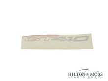 Lotus Evora GT410 Side decal RED/SILVER Image 1