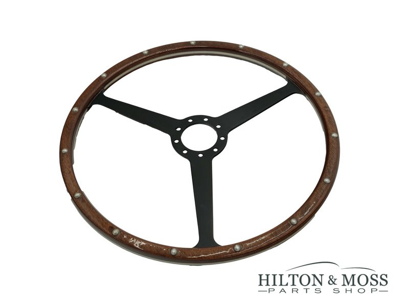 Aston Martin DB4 / DB5 / DB6 OEM Flat Black Anodised CSK Steering Wheel 16 inch Image 1