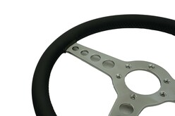 Jaguar E-Type OEM T Leather Steering Wheel 14 inch Image 2