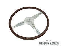 Jaguar E-Type - OEM T Mahogany Steering Wheel 15 inch Image 1