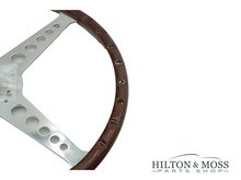 Jaguar E-Type - OEM T Mahogany Steering Wheel 15 inch Image 2