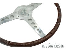 Jaguar E-Type - OEM T Mahogany Steering Wheel 15 inch Image 3