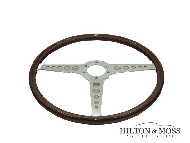 Jaguar E-Type - OEM T Mahogany Steering Wheel 16 inch Image 1