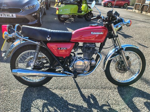 KZ200A MOTORCYCLE 198 MANUAL PETROL