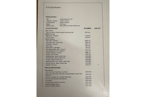 6.8 Mulliner Convertible 2dr Petrol Automatic (465 g/km, 450 bhp)