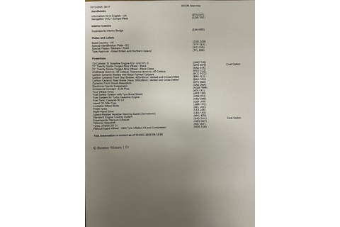 6.0 W12 GTC Supersports Convertible 2dr Petrol Auto 4WD Euro 6 (710 ps)