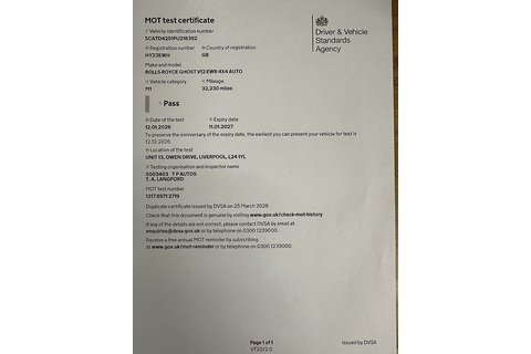 6.75 V12 Saloon 4dr Petrol Auto 4WD Euro 6 (EWB, 4 Seat) (571 ps)