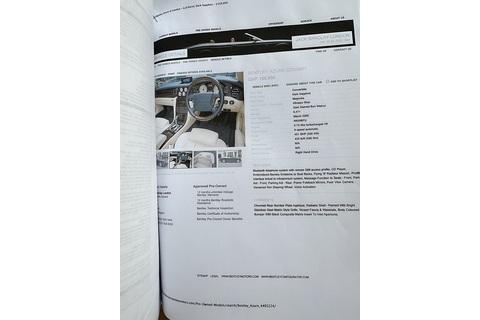 6.8 Mulliner Convertible 2dr Petrol Automatic (465 g/km, 450 bhp)
