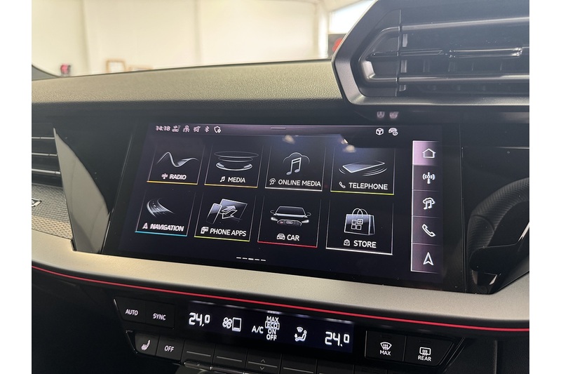 Audi CARBON BLACK S TRONIC 2.5 5dr HATCHBACK S-TRONIC PETROL