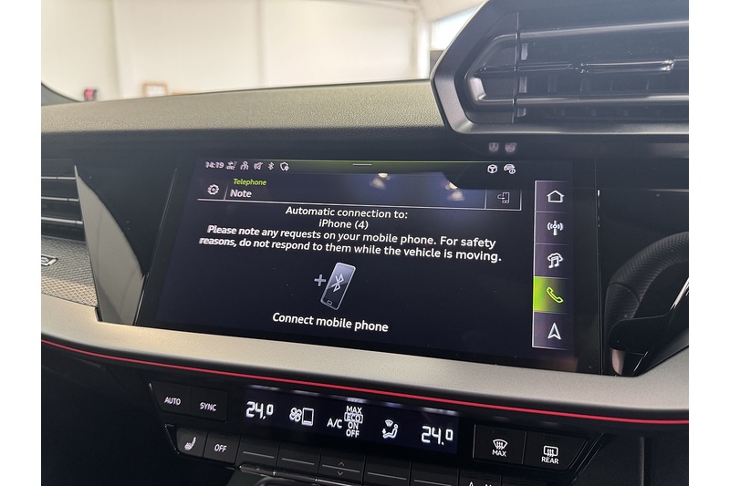 Audi CARBON BLACK S TRONIC 2.5 5dr HATCHBACK S-TRONIC PETROL