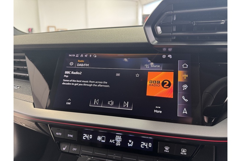 Audi CARBON BLACK S TRONIC 2.5 5dr HATCHBACK S-TRONIC PETROL