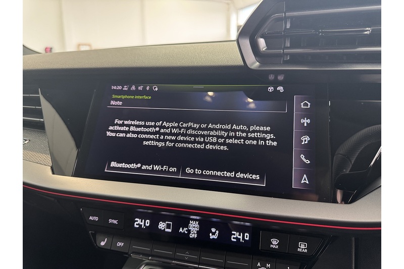 Audi CARBON BLACK S TRONIC 2.5 5dr HATCHBACK S-TRONIC PETROL