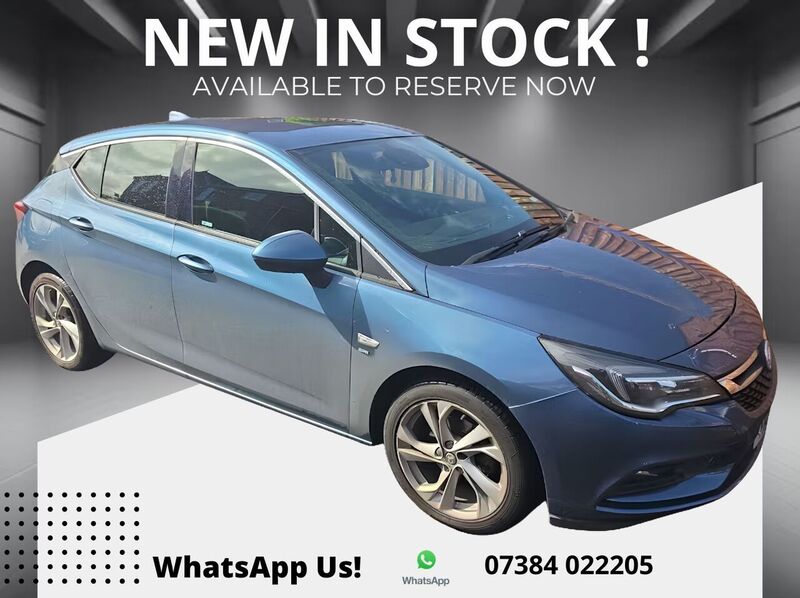 Vauxhall Astra 1.4i Turbo SRi Nav Hatchback 5dr Petrol Auto Euro 6 (s/s) (150 ps) - U11589