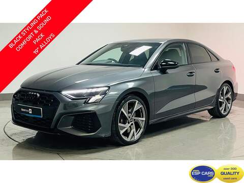 Audi S3 2.0 TDI 40 Black Edition Saloon 4dr Diesel S Tronic quattro Euro 6 (s/s) (204 ps)