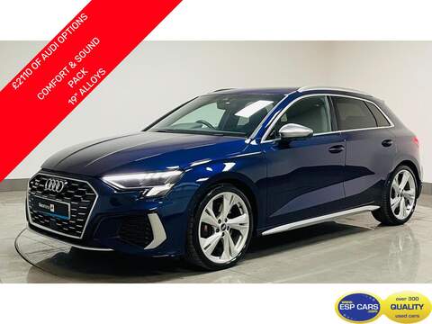 Audi S3 2.0 TFSI Sportback 5dr Petrol S Tronic quattro Euro 6 (s/s) (310 ps)