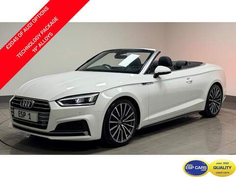 Audi A5 Cabriolet 2.0 E220d AMG Line Night Edition (Premium Plus) Cabriolet 2dr Diesel G-Tronic+ Euro 6 (s/s) (194 ps)