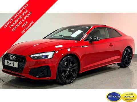 Audi A5 2.0 TFSI Black Edition Coupe 3dr Petrol S Tronic quattro Euro 6 (s/s) (320 ps)