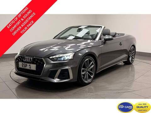 Audi A5 Cabriolet 2.0 TFSI 40 Black Edition Roadster 2dr Petrol S Tronic Euro 6 (s/s) (197 ps)