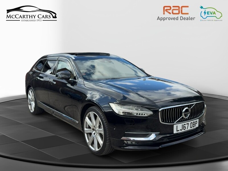 Volvo V90 2.0 T6 AWD Inscription, 320PS twincharged petrol, 8-speed Geartronic Auto Estate PAN ROOF VERY HIGH SPEC 72-74 Mitcham Road