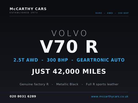 Volvo Volvo V70 R 2.5T AWD 300BHP Auto Estate - Just 42,000 Miles