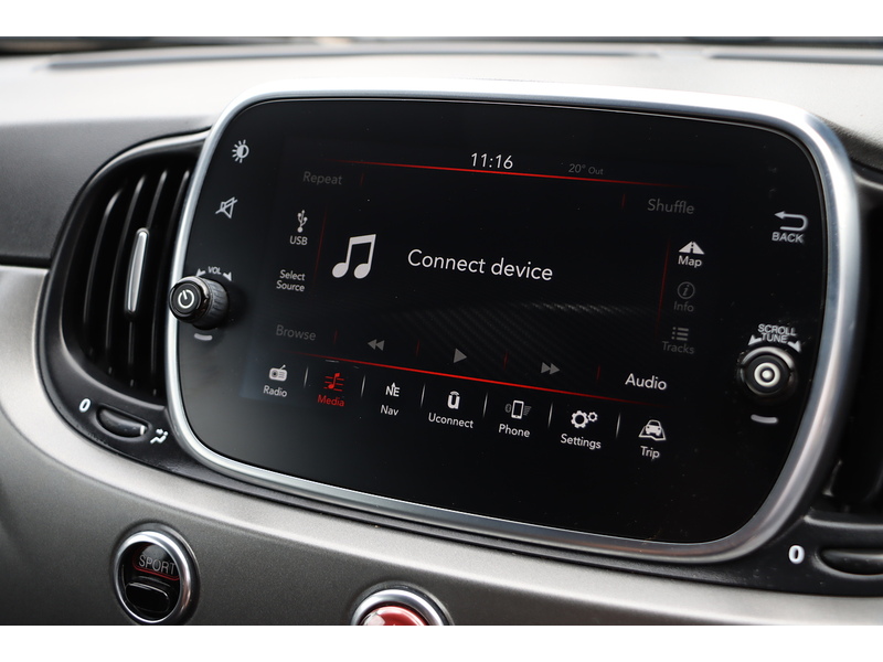 Abarth 1.4 T-JET TURISMO CABRIO 2DR PETROL MANUAL SAT NAV BLUETOOTH DAB STEREO APPLE CARPLAY PARKING AIDS SAME OWNER FOR 4 YEARS 70000 MILES FSH 6 SERVICES 72-74 Mitcham Road