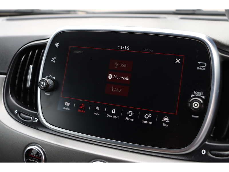 Abarth 1.4 T-JET TURISMO CABRIO 2DR PETROL MANUAL SAT NAV BLUETOOTH DAB STEREO APPLE CARPLAY PARKING AIDS SAME OWNER FOR 4 YEARS 70000 MILES FSH 6 SERVICES 72-74 Mitcham Road