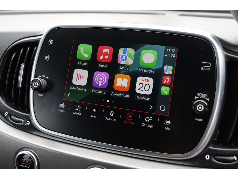 Abarth 1.4 T-JET TURISMO CABRIO 2DR PETROL MANUAL SAT NAV BLUETOOTH DAB STEREO APPLE CARPLAY PARKING AIDS SAME OWNER FOR 4 YEARS 70000 MILES FSH 6 SERVICES 72-74 Mitcham Road