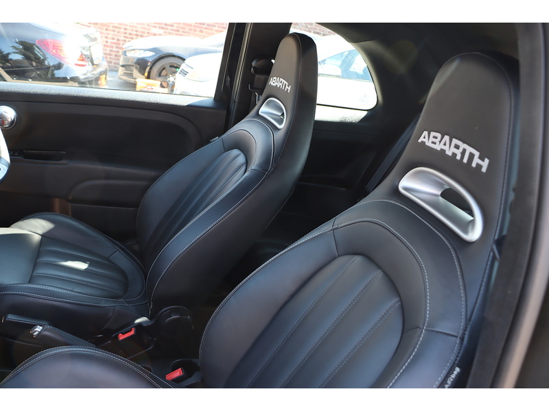 Abarth 1.4 T-JET TURISMO CABRIO 2DR PETROL MANUAL SAT NAV BLUETOOTH DAB STEREO APPLE CARPLAY PARKING AIDS SAME OWNER FOR 4 YEARS 70000 MILES FSH 6 SERVICES 72-74 Mitcham Road