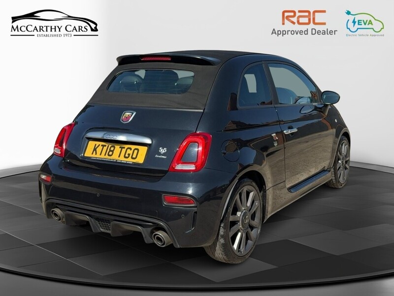 Abarth 1.4 T-JET TURISMO CABRIO 2DR PETROL MANUAL SAT NAV BLUETOOTH DAB STEREO APPLE CARPLAY PARKING AIDS SAME OWNER FOR 4 YEARS 70000 MILES FSH 6 SERVICES 72-74 Mitcham Road