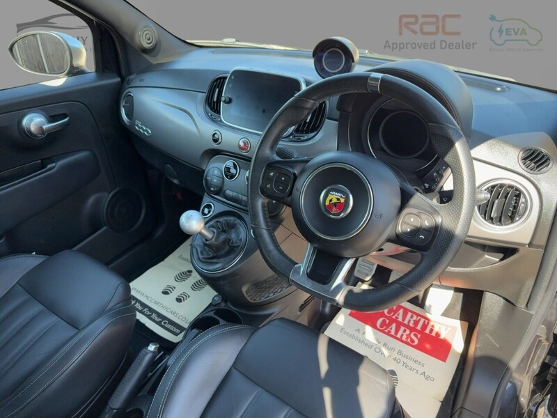 Abarth 1.4 T-JET TURISMO CABRIO 2DR PETROL MANUAL SAT NAV BLUETOOTH DAB STEREO APPLE CARPLAY PARKING AIDS SAME OWNER FOR 4 YEARS 70000 MILES FSH 6 SERVICES 72-74 Mitcham Road