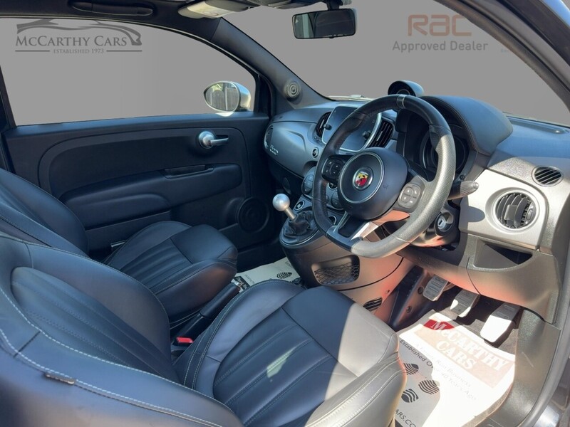 Abarth 1.4 T-JET TURISMO CABRIO 2DR PETROL MANUAL SAT NAV BLUETOOTH DAB STEREO APPLE CARPLAY PARKING AIDS SAME OWNER FOR 4 YEARS 70000 MILES FSH 6 SERVICES 72-74 Mitcham Road