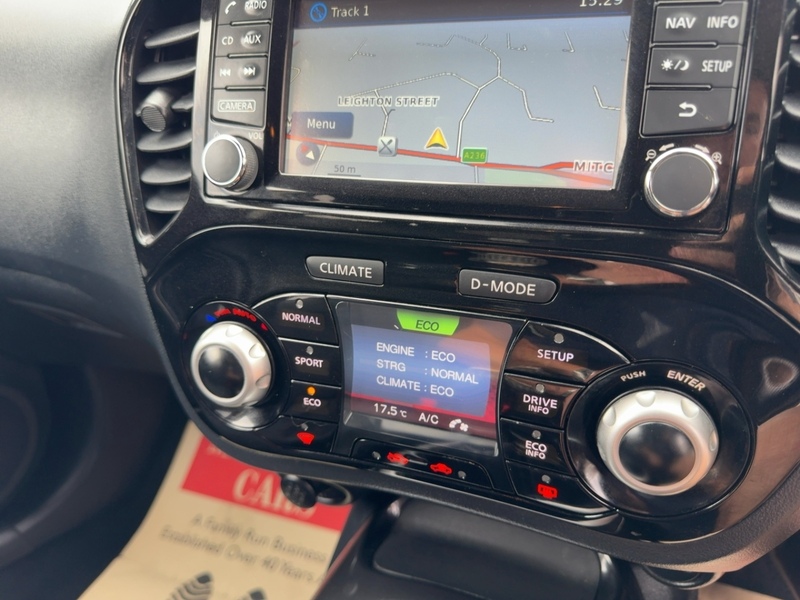 Nissan 1.2 DIG-T BOSE PERSONAL EDITION SUV 5DR PETROL MANUAL SAT NAV BLUETOOTH DAB STEREO CD PLAYER USB INPUT REAR CAMERA ONLY 38000 MILES SH NO ULEZ CHARGE 72-74 Mitcham Road