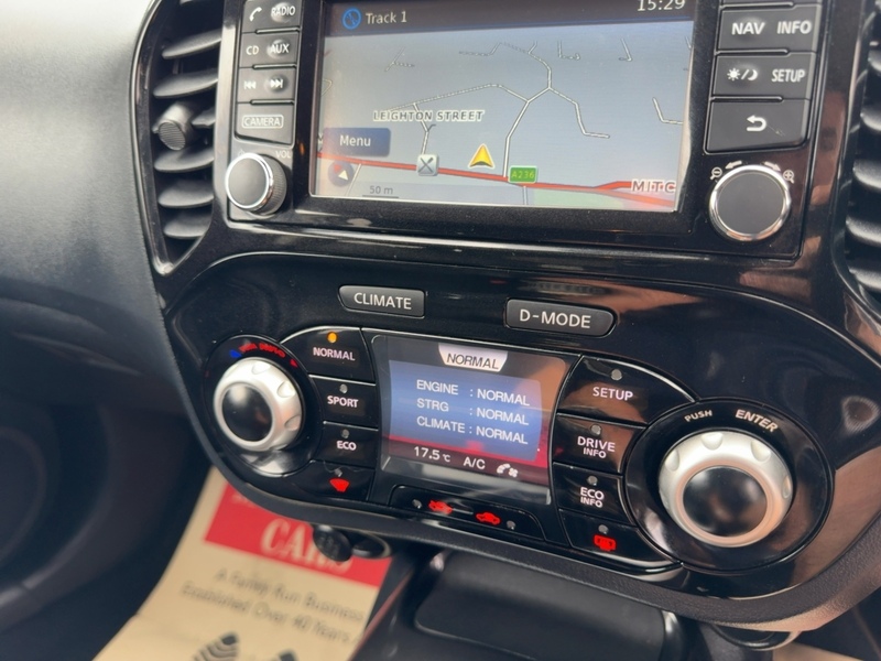 Nissan 1.2 DIG-T BOSE PERSONAL EDITION SUV 5DR PETROL MANUAL SAT NAV BLUETOOTH DAB STEREO CD PLAYER USB INPUT REAR CAMERA ONLY 38000 MILES SH NO ULEZ CHARGE 72-74 Mitcham Road