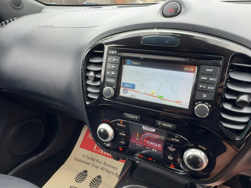 Nissan 1.2 DIG-T BOSE PERSONAL EDITION SUV 5DR PETROL MANUAL SAT NAV BLUETOOTH DAB STEREO CD PLAYER USB INPUT REAR CAMERA ONLY 38000 MILES SH NO ULEZ CHARGE 72-74 Mitcham Road