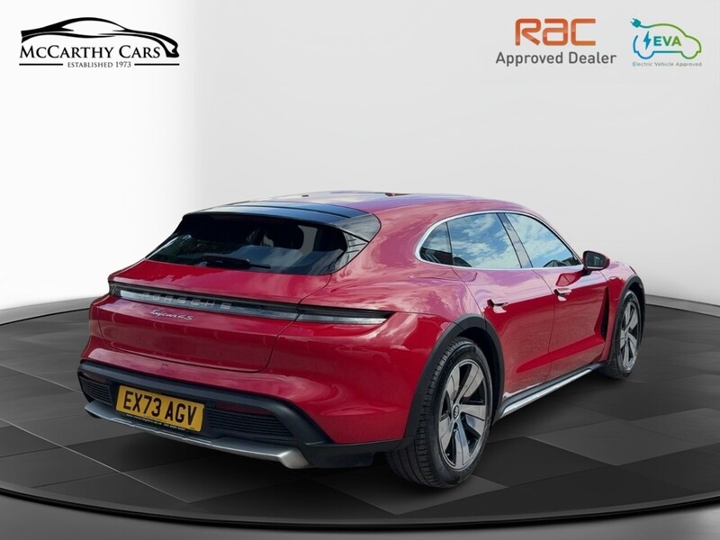 Porsche PERFORMANCE PLUS 93.4KWH 4S CROSS TURISMO 5DR ELECTRIC 4WD AUTO HEATED SEATS SAT NAV BLUETOOTH APPLE CARPLAY REAR CAMERA 1 OWNER ONLY 18000 MILES FSH 72-74 Mitcham Road