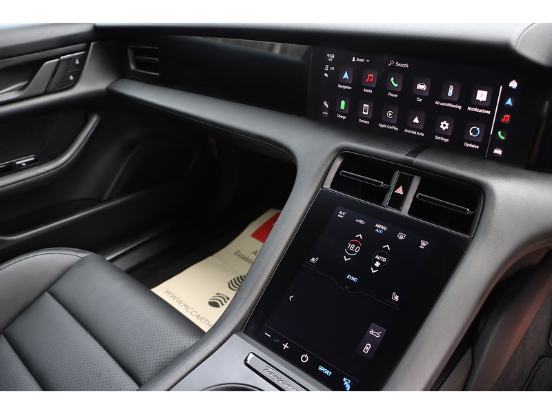 Porsche PERFORMANCE PLUS 93.4KWH 4S CROSS TURISMO 5DR ELECTRIC 4WD AUTO HEATED SEATS SAT NAV BLUETOOTH APPLE CARPLAY REAR CAMERA 1 OWNER ONLY 18000 MILES FSH 72-74 Mitcham Road