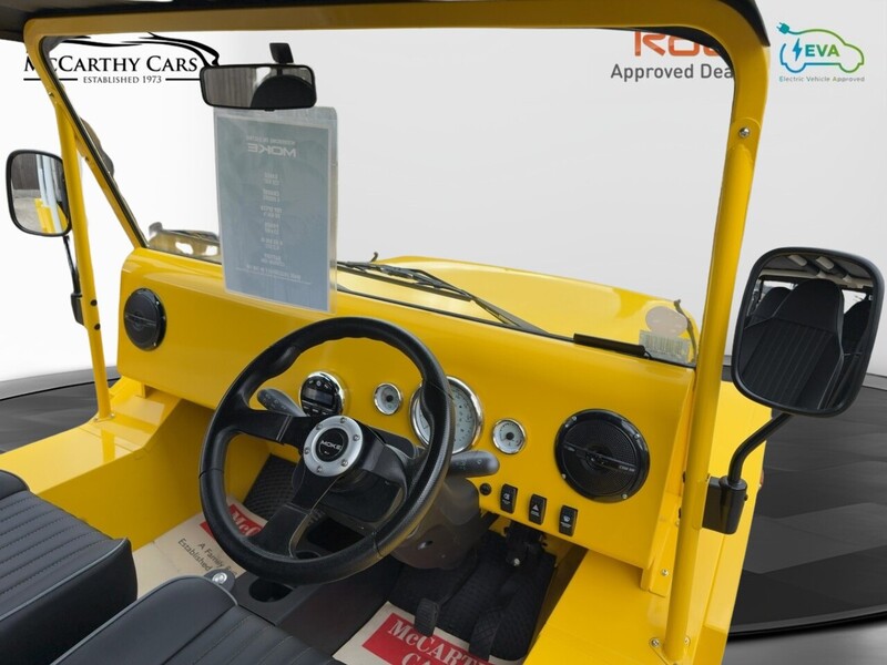 MOKE 0.0 4DR CONVERTIBLE ELECTRIC BLUETOOTH WITH MUSIC STREAMING DAB STEREO JUST 1 PRIVATE OWNER FROM NEW ONLY 35 MILES NO ULEZ CHARGE 72-74 Mitcham Road