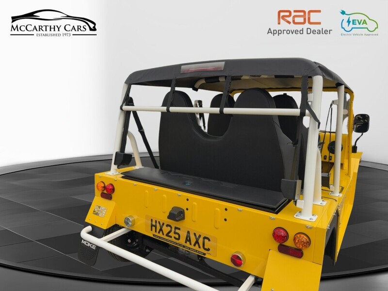 MOKE 0.0 4DR CONVERTIBLE ELECTRIC BLUETOOTH WITH MUSIC STREAMING DAB STEREO JUST 1 PRIVATE OWNER FROM NEW ONLY 35 MILES NO ULEZ CHARGE 72-74 Mitcham Road