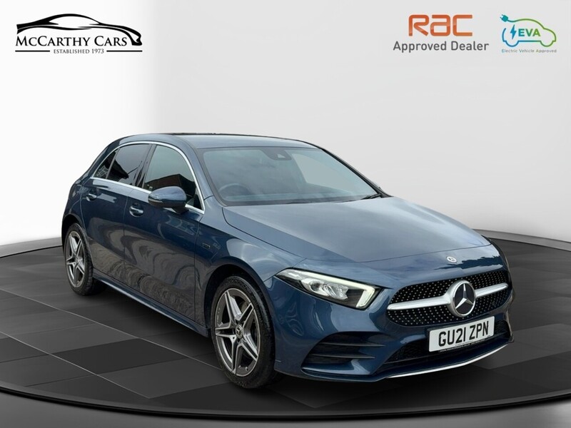 Mercedes-Benz A250E 1.3 15.6KWH AMG LINE HATCHBACK 5DR PETROL PLUG-IN HYBRID AUTO HEATED SEATS SAT NAV BLUETOOTH DAB STEREO REAR CAMERA JUST 1 OWNER 71000 MILES FSH 72-74 Mitcham Road