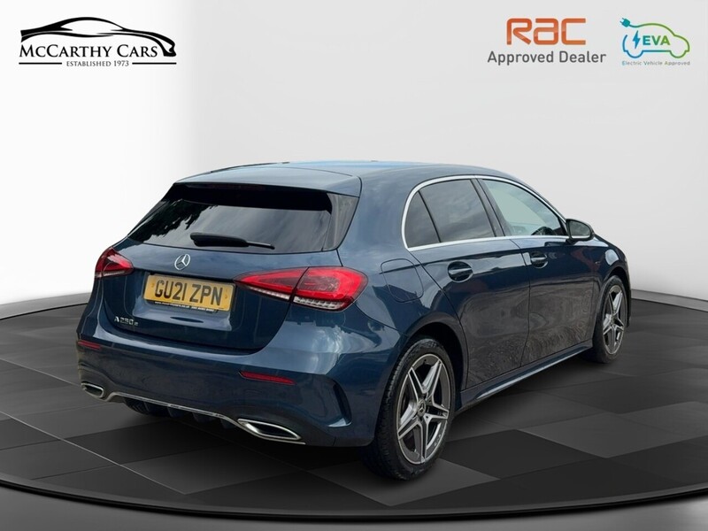 Mercedes-Benz A250E 1.3 15.6KWH AMG LINE HATCHBACK 5DR PETROL PLUG-IN HYBRID AUTO HEATED SEATS SAT NAV BLUETOOTH DAB STEREO REAR CAMERA JUST 1 OWNER 71000 MILES FSH 72-74 Mitcham Road