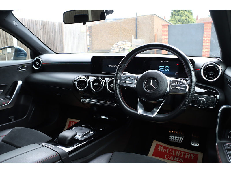 Mercedes-Benz A250E 1.3 15.6KWH AMG LINE HATCHBACK 5DR PETROL PLUG-IN HYBRID AUTO HEATED SEATS SAT NAV BLUETOOTH DAB STEREO REAR CAMERA JUST 1 OWNER 71000 MILES FSH 72-74 Mitcham Road