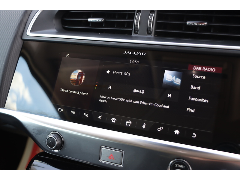 Jaguar 400 90KWH S SUV 5DR ELECTRIC 4WD AUTO SAT NAV BLUETOOTH STEREO APPLE CARPLAY ANDROID AUTO REAR CAMERA PARKING AIDS ONLY 32000 MILES SH NO ULEZ CHARGE 72-74 Mitcham Road