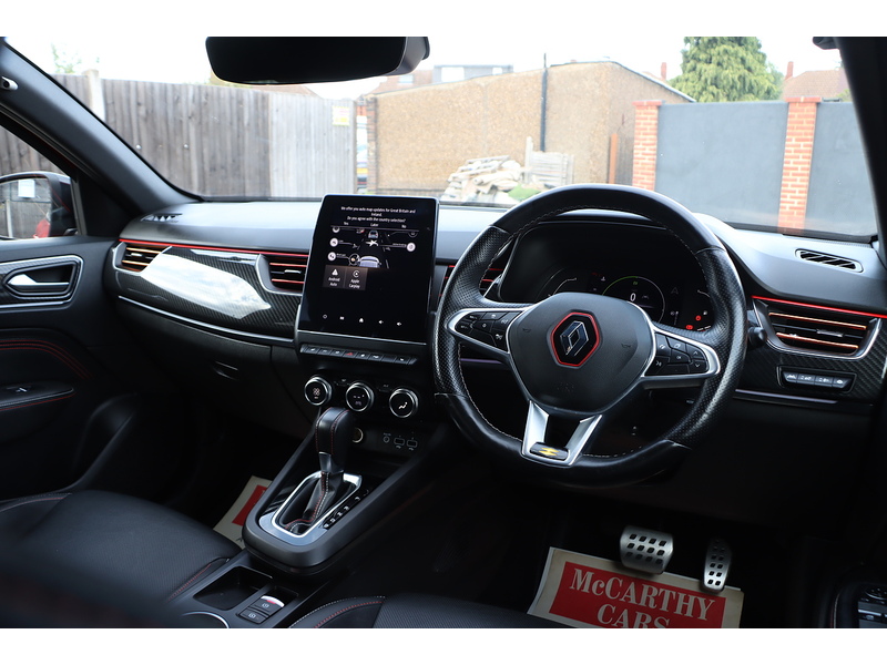 Renault 1.6 E-TECH R.S. LINE SUV 5DR PETROL HYBRID 2WD AUTO HEATED SEATS SAT NAV BLUETOOTH APPLE CARPLAY REAR CAMERA PARKING AIDS JUST 1 OWNER 61000 MILES FSH 72-74 Mitcham Road