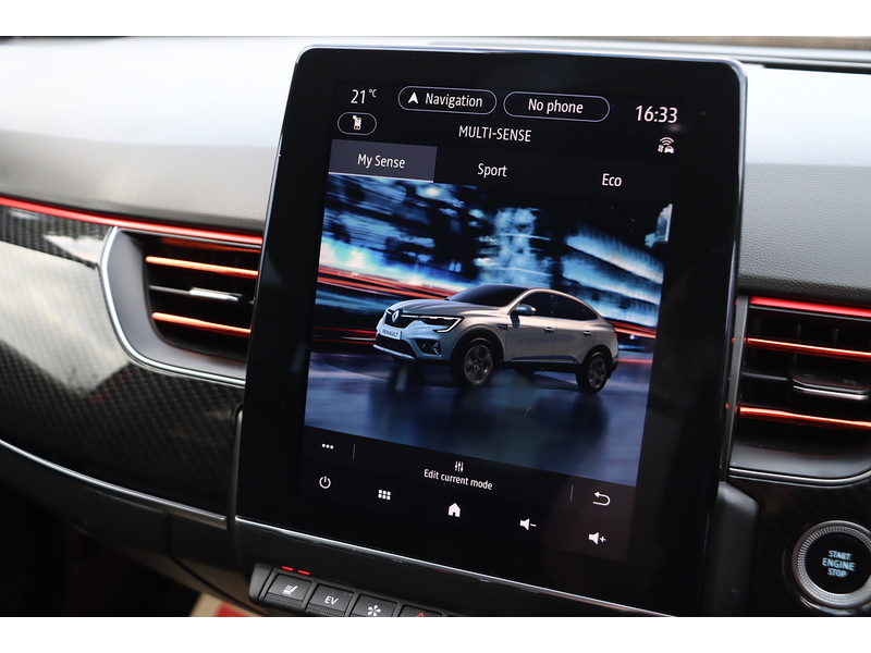 Renault 1.6 E-TECH R.S. LINE SUV 5DR PETROL HYBRID 2WD AUTO HEATED SEATS SAT NAV BLUETOOTH APPLE CARPLAY REAR CAMERA PARKING AIDS JUST 1 OWNER 61000 MILES FSH 72-74 Mitcham Road