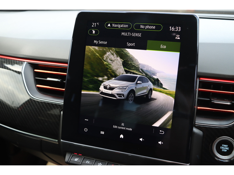 Renault 1.6 E-TECH R.S. LINE SUV 5DR PETROL HYBRID 2WD AUTO HEATED SEATS SAT NAV BLUETOOTH APPLE CARPLAY REAR CAMERA PARKING AIDS JUST 1 OWNER 61000 MILES FSH 72-74 Mitcham Road